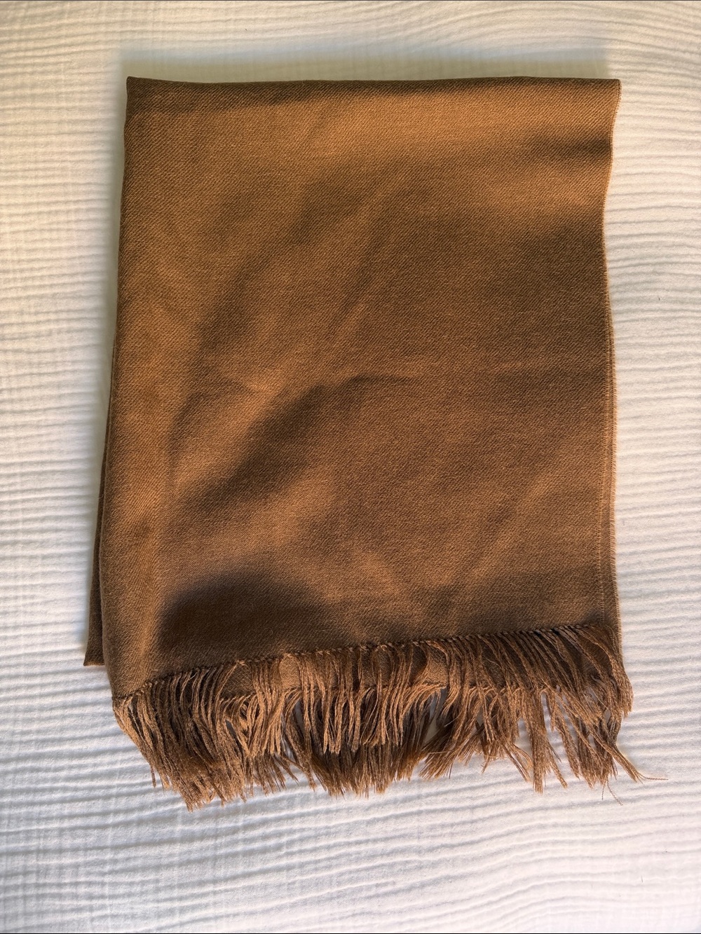 Burberry Camel Baby Alpaca Scarf